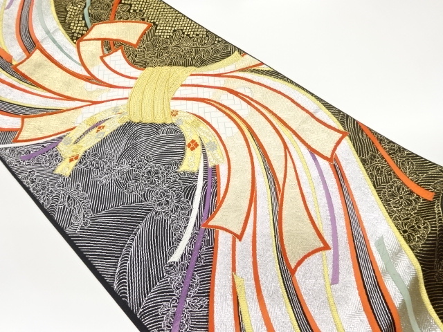 JAPANESE FUKURO OBI / WOVEN NOSHI PATTERN